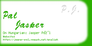 pal jasper business card